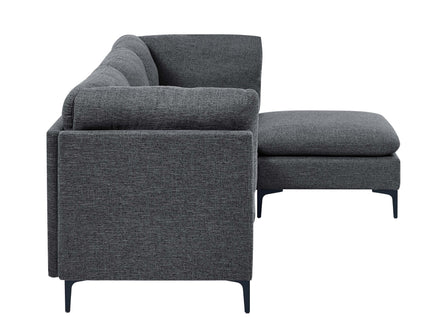 Upholstered Modular Sectional & Tall Legs