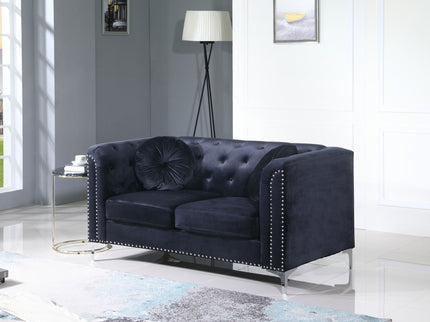 Stylish Sloped Arm Loveseat
