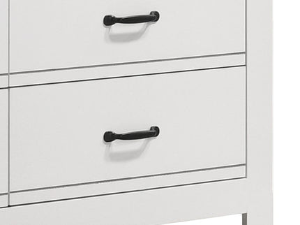 Cassini - 6 Drawer Dresser - White
