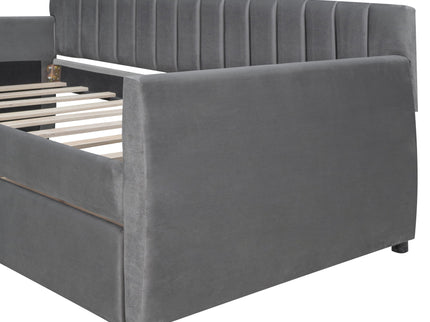 Upholstered Daybed With Slat Support