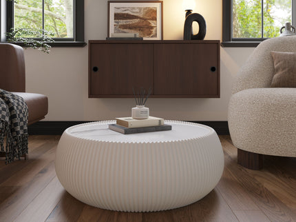 Drum Shaped Coffee Table