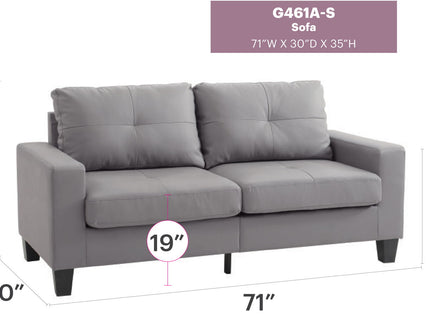 Modern Sofa With Elegance - Gray