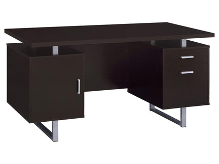 2 Drawer Floating Top Office Desk