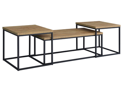Rosey - 3 Piece Coffee Table Set - Mango Color