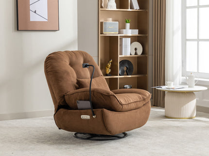 Power Recliner Swivel Glider USB Charger With tooth Music Player, Sleep, Working, Game And Leisure