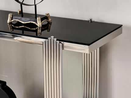 Console Table With Double Tier Storage