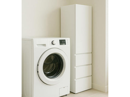 Elise - Modular Closet System With Mirror And Customizable Storage - White