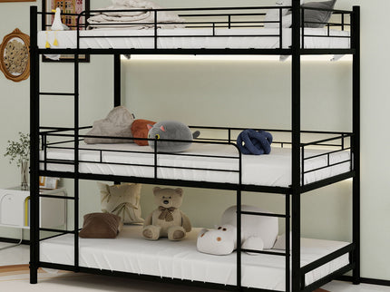 Triple Frame Bed With Built In Ladder