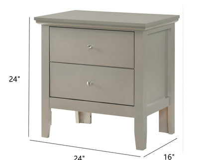 English Dovetailed Drawers Nightstand