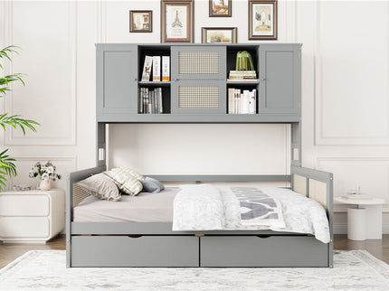 Daybed And All In One Cabinet And Shelf