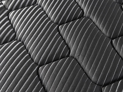Starrett Black - 14" Euro Top Hybrid Mattress With Copper Gel And Silver Infused Foam - Sleek Black - Twin - Black