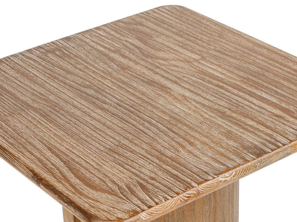 Sonoma - Square Pedestal Side Table - Antique Brown
