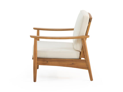 Emmry - Outdoor Acacia Wood Club Chair