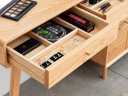 Compact Table Dresser, Accessories Storage Width Drawer - Natural