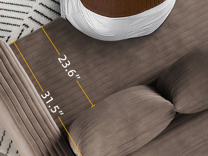 Modern Comfy Upholstered Sofa Cloud Couch & Deep Seat Couches