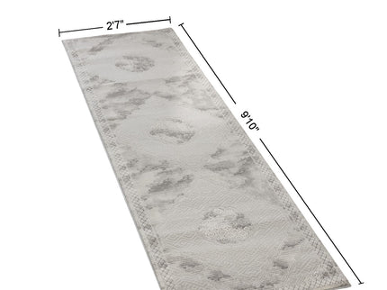 Geometrix - Medallion Rug With Geometric 3D Effect