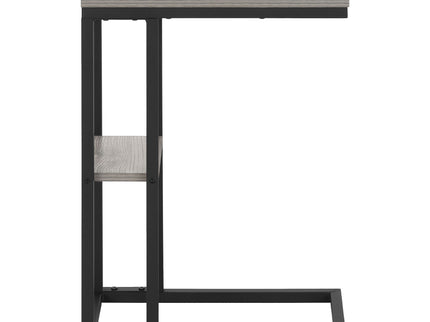 Accent Table, C - Shaped, Marble Look Contemporary & Modern Convenient Design