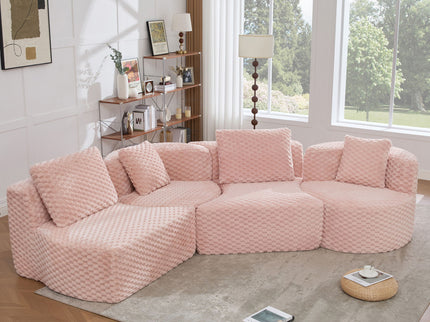 Modular Sectional Sofa With Free Combination Design
