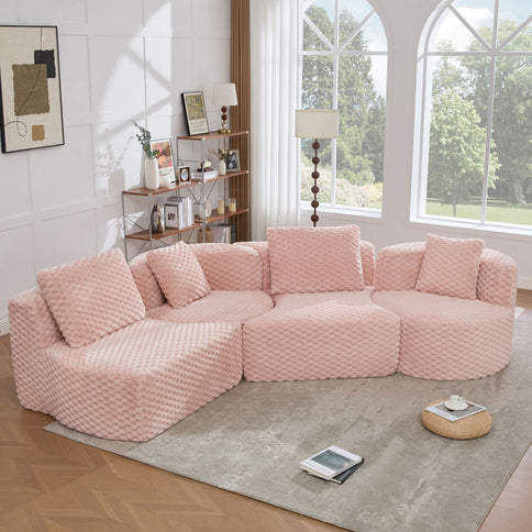 Modular Sectional Sofa With Free Combination Design