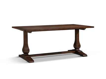Whitmore - Trestle Dining Table - Dark Brown