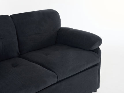 Convertible Pull Out Sofa Bed Queen Size, 3 In 1 With Side Storage