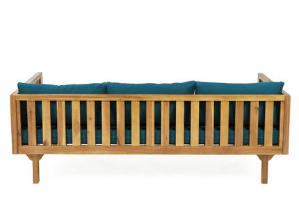 Claremont - 3 Seater Daybed Teak Acacia Wood Water Resistant Cushions