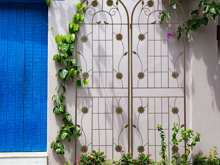Metal Garden Trellis Rustproof Trellis For Climbing Plant Outdoor Flower Support