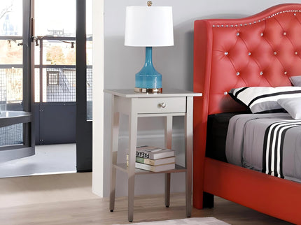 Dalton - Nightstand - Silver Champagne
