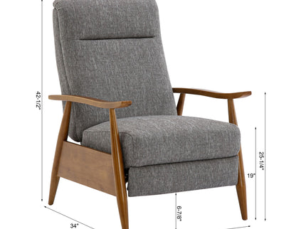 Vaughn - Push Back Recliner With Solid Hardwood Legs