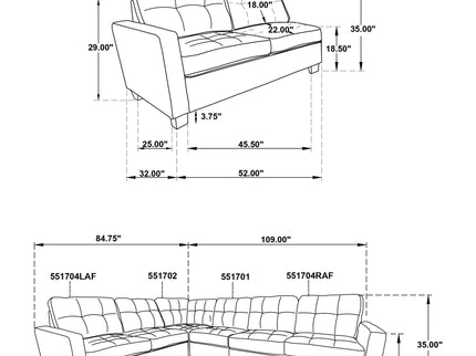 Ashland - Sectional Sofa