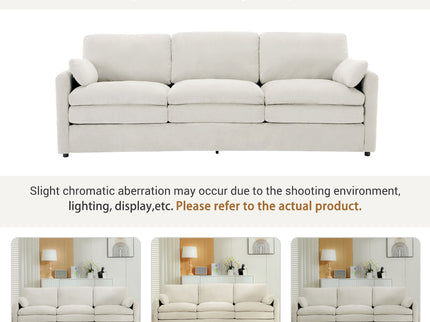 Cozy Upholstered 3 Seater Sofa Cushion For Living Room