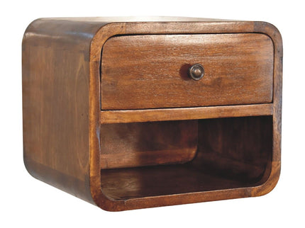 Curve Upper Slot Floating Nightstand