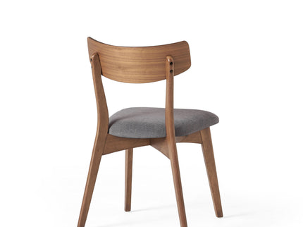 Mid Century Upholstered Dining Chairs (Set of 2)