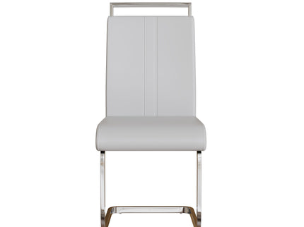 Modern Dining Chairs With Padded Seat, High Back