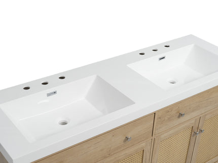 Bathroom Vanity With Double Sink, Large Storage Space