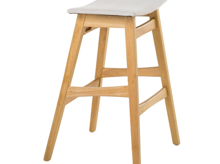 Modern Bar Stool Set With Upholstered Seating