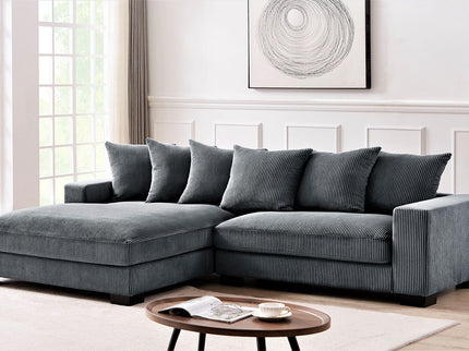 Luxe - Oversized 2 Piece Sectional Couches For Living Room, L Shaped Sofa With Chaise