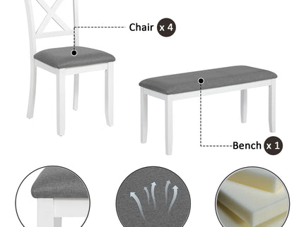 Modern Dining Table Set With Chairs For Kitchen