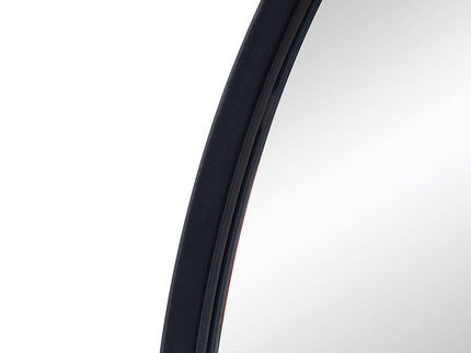 Arched Mirror With Metal Frame, Wall Mirror For Living Room Bedroom Entryway