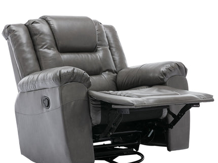 360° Swivel And Rocking Home Theater Recliner Manual Recliner Chair With Wide Armrest For Living Room