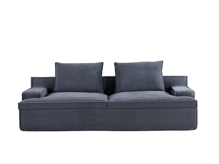 Nimbus - Oversized Full Foam 4 Seater Couch For Living Room Upholstered In Soft, Wide Armrests