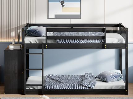 Bunk Bed With 4 Drawers And 3 Shelves
