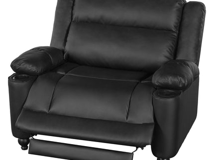 Tufted Design Wide Manual Recliner Chair