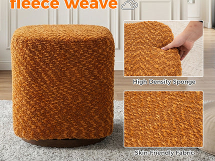 Upholstered 360° Swivel Vanity Stool