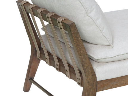 Daybed With Strap Detail - White