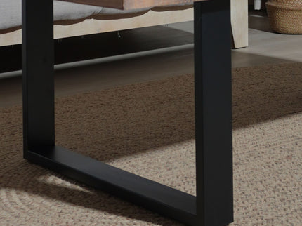 Rectangular Coffee Table With U-Shaped Legs Living Room - Multi