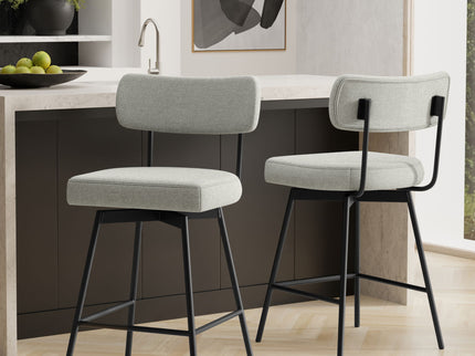 Giselle - Swivel Counter Height Stool (Set of 2)