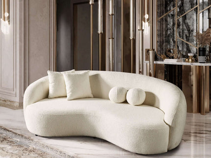Drake - Japandi Style Curvy Boucle Sofa