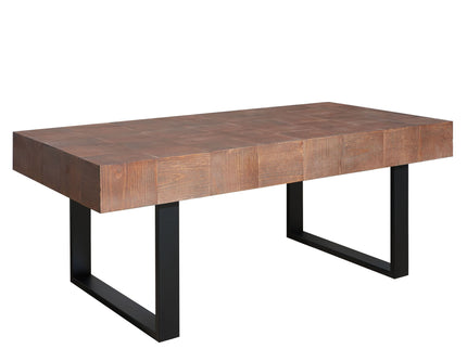 Rectangular Coffee Table With U-Shaped Legs Living Room - Multi
