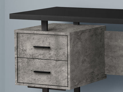 Computer Desk For Home Office, Laptop, Left, Right Set - Up, Storage Drawers, Contemporary & Modern